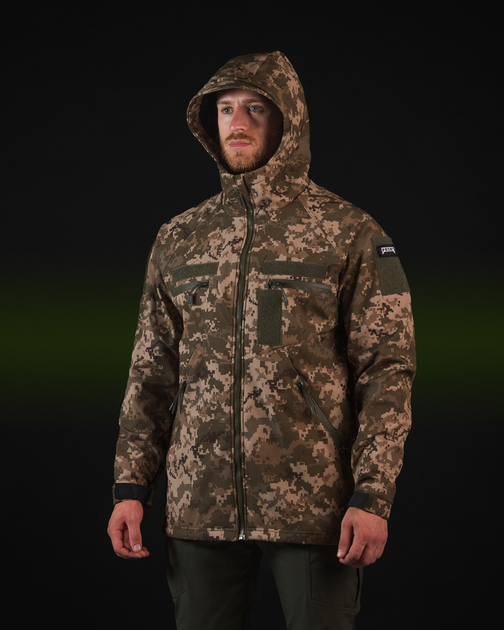 Куртка Softshell BEZET Omega піксель - XS - зображення 2