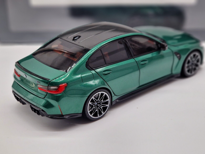 Модель автомобіля BMW M3 Competition (G80) Isle of Man Green