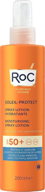 Сонцезахисний спрей-лосьйон Roc Soleil-Protect зволожуючий SPF 50 200 мл (1210000800206) - зображення 1