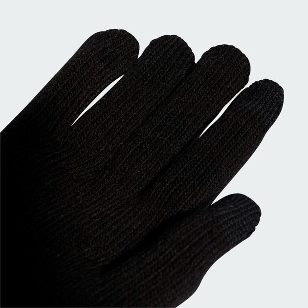 Рукавички в'язані із сенсорними пальцями Adidas Ess Gloves IB2657 XS Чорні (4066763978693) - зображення 2