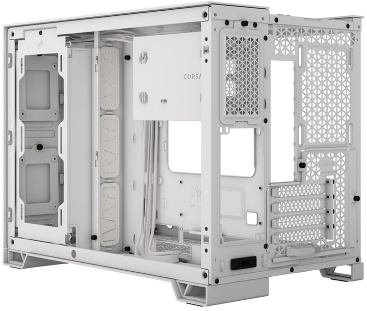 Obudowa Corsair 2500D Airflow White (CC-9011264-WW) - obraz 5