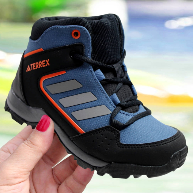 Дитячі черевики для трекінгу для хлопчика adidas Terrex HyperHiker M IF5700 30 Чорні (4066762410552) - зображення 8