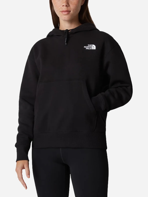 Bluza damska z kapturem The North Face Essential Hoodie W NF0A7ZJDJK3 M Czarna (196247665437) - obraz 1