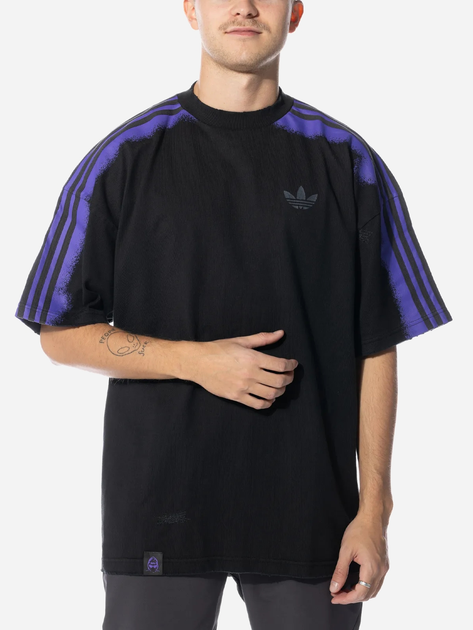 T-shirt bawełniany męski adidas Youth Of Paris IU3311 L Czarny (4066766655997) - obraz 1