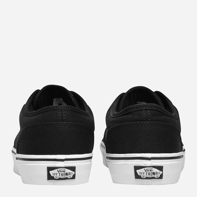 Tenisówki męskie do kostki Vans Atwood Canvas 41 (8.5US) Czarny/Biały (766182062594) - obraz 4