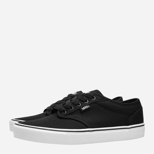 Tenisówki męskie do kostki Vans Atwood Canvas 44.5 (11US) Czarny/Biały (766182062648) - obraz 2