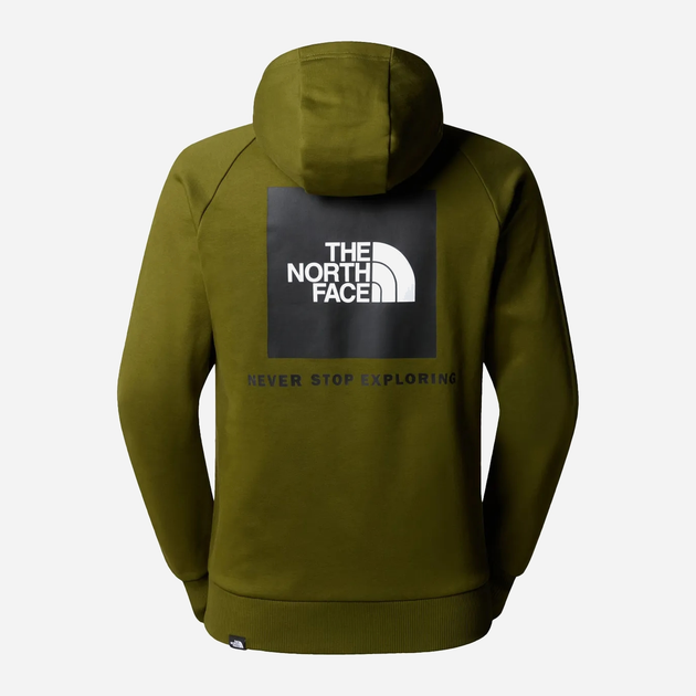 Bluza męska z kapturem The North Face Raglan Redbox NF0A2ZWUPIB M Oliwkowa (196575387483) - obraz 2