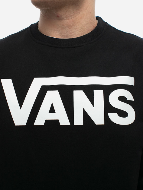 Світшот чоловічий Vans Classic Crew S Чорний (193392128817) - зображення 2