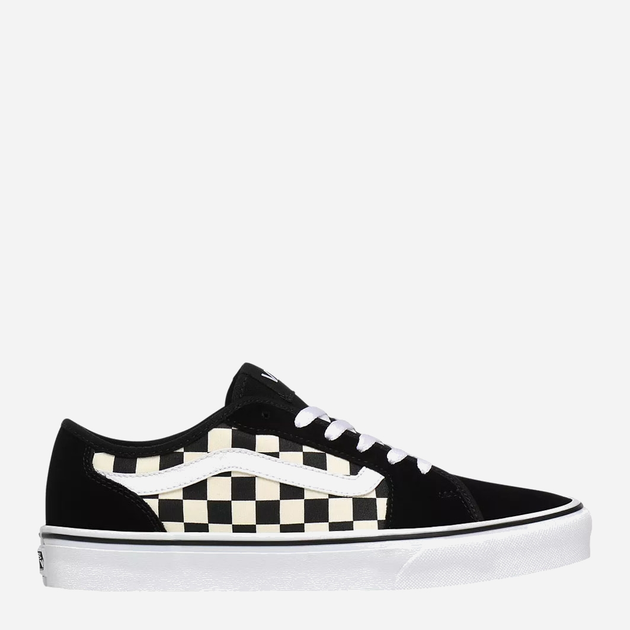 Tenisówki męskie do kostki Vans MN Filmore Decon Checkerboard 45 (11.5US) Czarne (194116390558) - obraz 1