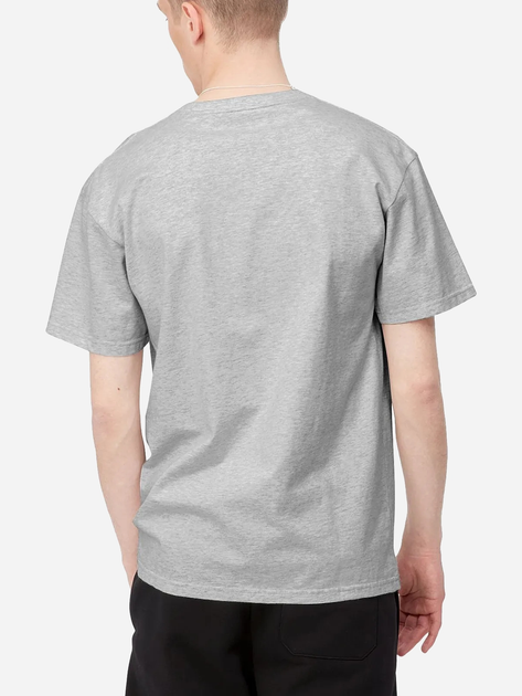 T-Shirt długi męski Carhartt Chase I026391-00JXX L Szary (4064958197737) - obraz 2