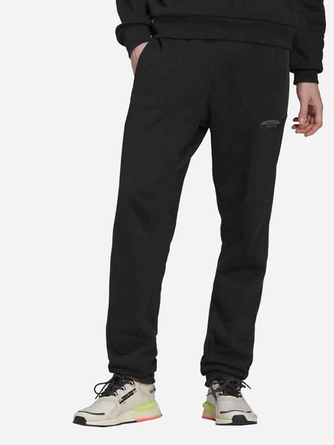Spodnie dresowe męskie adidas R.Y.V Basic Pants HC9455 M Czarne (4065423257246) - obraz 1