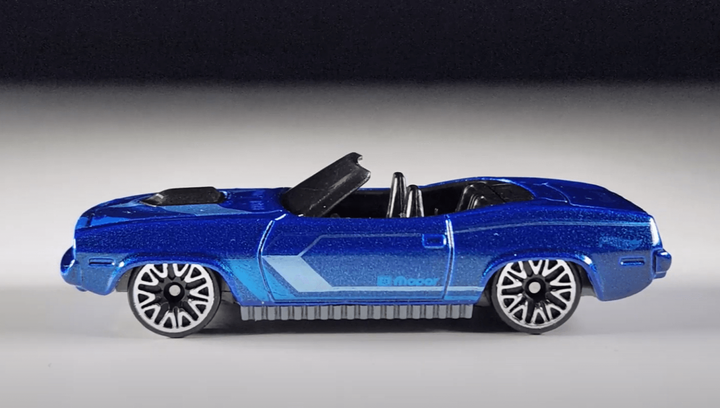 Машинка Базовая Hot Wheels '70 Plymouth Barracuda Roadsters 1:64 HTC13 Dark Blue - Фото 6 Машинка Базовая Hot Wheels '70 Plymouth Barracuda Roadsters 1:64 HTC13 Dark Blue - изображение 6