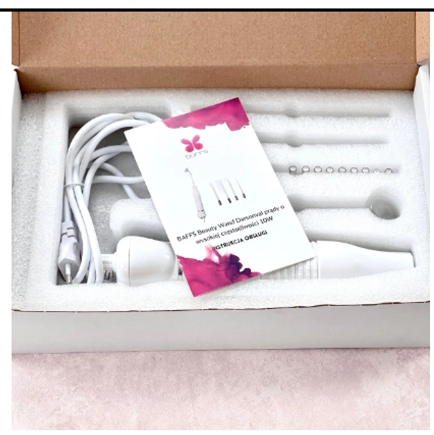Апарат для догляду за шкірою BAFFS Дарсонваль Beauty Wand високочастотний струм 10 Вт (5905930212125) - зображення 7