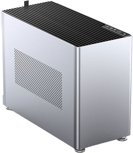 Корпус Jonsplus i100 Pro Mini-ITX Silver (i100PRO-A Silver) - зображення 1