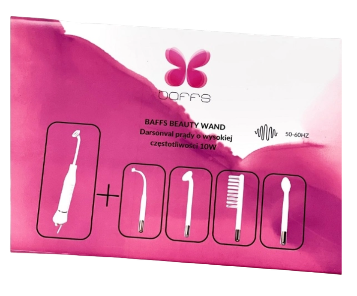 Апарат для догляду за шкірою BAFFS Дарсонваль Beauty Wand високочастотний струм 10 Вт (5905930212125) - зображення 3