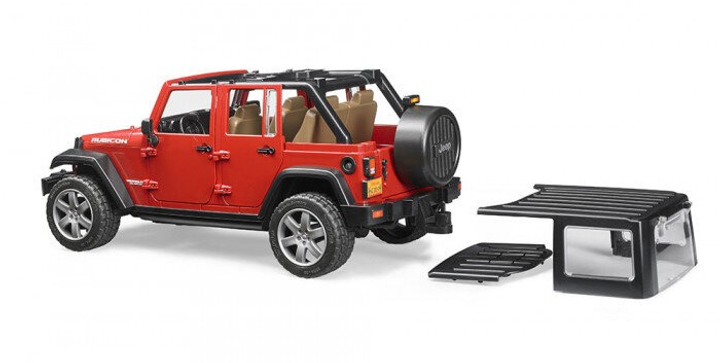 Jeep Bruder Wrangler Rubicon Unlimited (4001702025250) - obraz 7