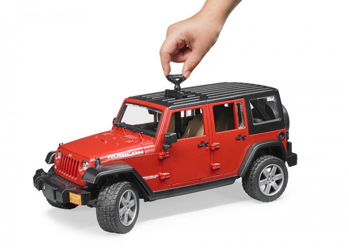 Jeep Bruder Wrangler Rubicon Unlimited (4001702025250) - obraz 8