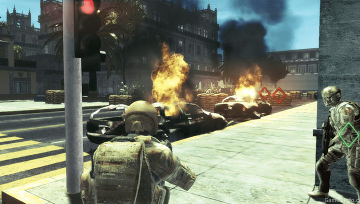 Гра Microsoft Xbox 360 Tom Clancy's Ghost Recon Advanced Warfighter Англійська Версія Б/У - зображення 3