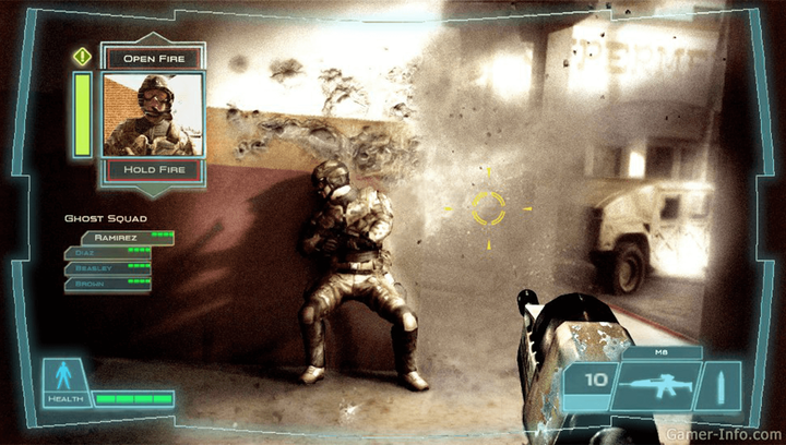 Гра Microsoft Xbox 360 Tom Clancy's Ghost Recon Advanced Warfighter Англійська Версія Б/У - зображення 6