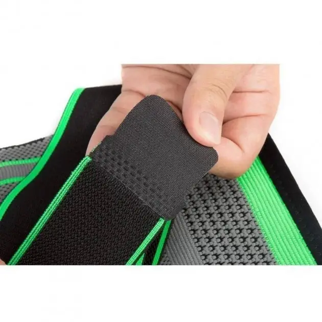 Бандаж коленного сустава наколенник Knee Support Copper фиксатор для колена, цвет черно-зеленый (8727922994) - Фото 7 Бандаж коленного сустава наколенник Knee Support Copper фиксатор для колена, цвет черно-зеленый (8727922994) - изображение 7