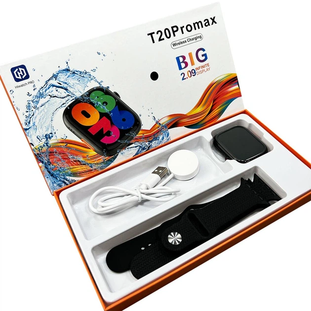 Смарт-годинник BIG T20 Pro Max IP67+GPS Black (BIGXT20PBlack) - изображение 2