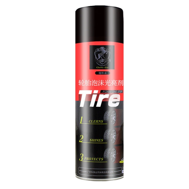 Пінний очисник чорнитель шин Tire Foam Cleaner & Shine 650мл, спрей для відновлення та захисту гуми авто - Фото 4 Пінний очисник чорнитель шин Tire Foam Cleaner & Shine 650мл, спрей для відновлення та захисту гуми авто - зображення 4
