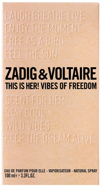 Woda perfumowana damska Zadig & Voltaire This Is Her Vibes Of Freedom 100 ml (3423222048310) - obraz 3