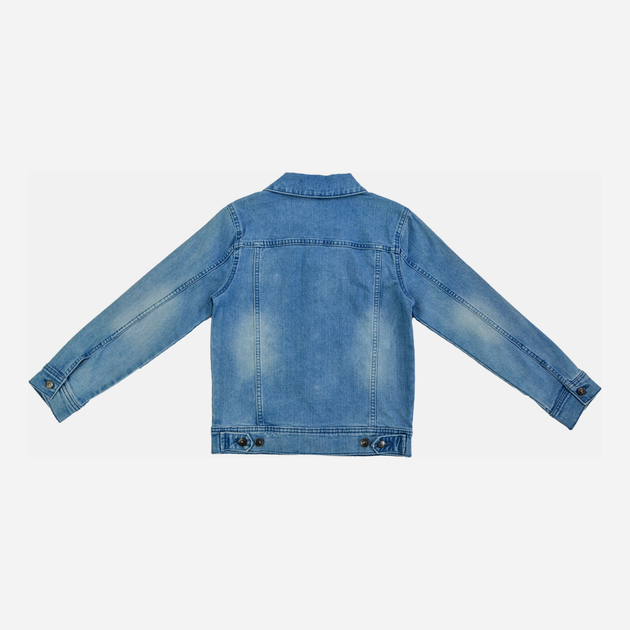 Підліткова джинсова куртка для хлопчика Cool Club CJB2421041 140 см Блакитна (5903977188014) - зображення 2