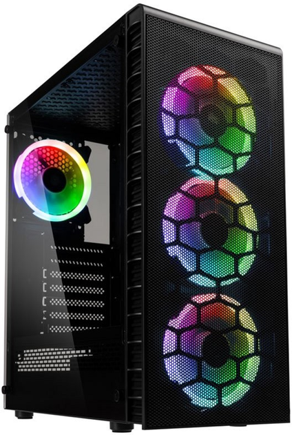 Obudowa KoLink Observatory Lite Mesh RGB Black (6498785) - obraz 1