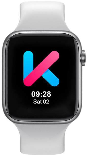 Smartwatch Kumi KU2 Pro Enhanced Silver (KU-KU2Pro/SR) - obraz 2