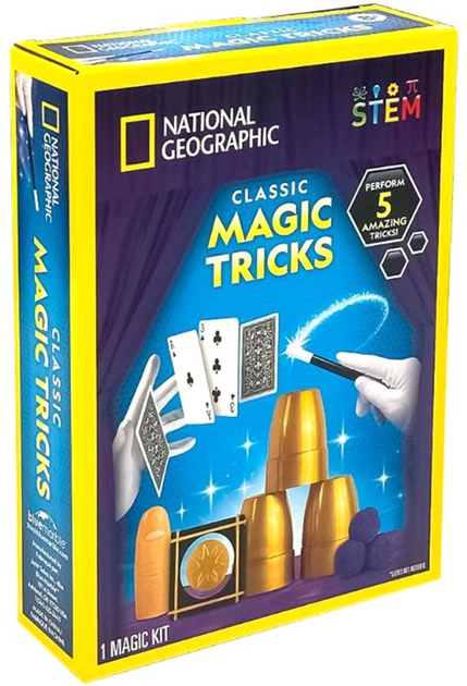 Магічний набір National Geogaphic Classic Magic Tricks 5 Aamzing Tricks (0810070621957) - зображення 1