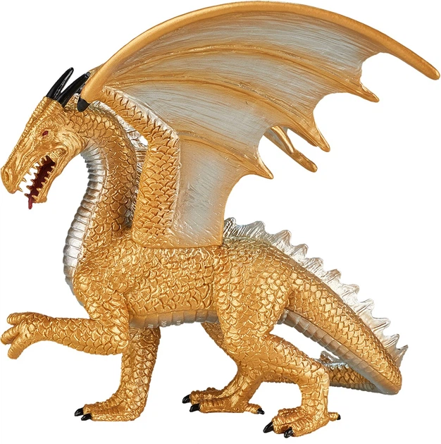 Figurka Mojo Animal Planet Golden Dragon Deluxe I 11.5 cm (5031923872561) - obraz 4