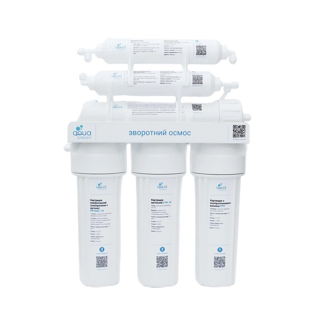 Зворотний осмос AQUA BRILLIANT Аквафільтр Brill 6 - зображення 3