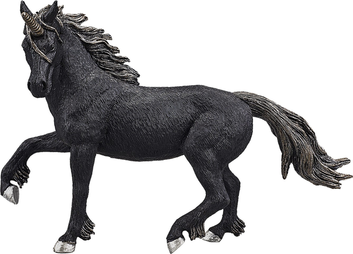 Фігурка Mojo Fantasy World Black Unicorn 12 см (5031923872547) - зображення 2