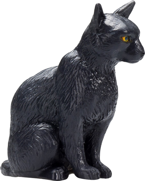 Figurka Mojo Farm Life Cat Sitting Black 4 cm (5031923873728) - obraz 2