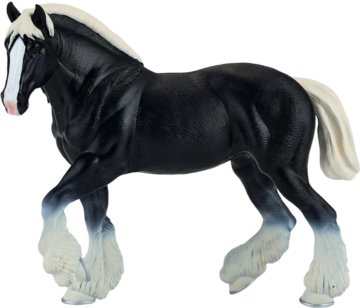 Фігурка Mojo Farm Life Clydesdale Horse Black 10.7 см (5031923810839) - зображення 1