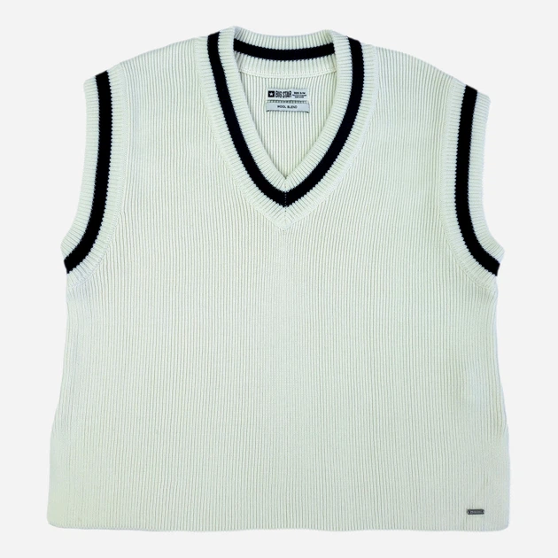 Жилет жіночий Big Star Veistona-100 S/M Білий (5900714549015) - зображення 6