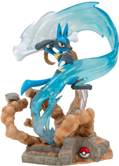 Figurka Jazwares Pokemon Deluxe Collector Statue Lucario 33 cm (0191726426455) - obraz 1