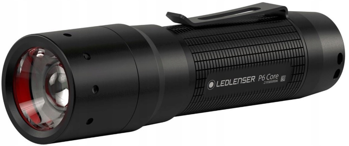 Latarka Ledlenser P6 Core 300 lm Czarna (4058205028554) - obraz 1