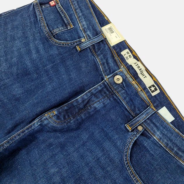 Jeansy regular fit męskie Big Star Ronald 315 W40-L32 Niebieskie (5900714527099) - obraz 3