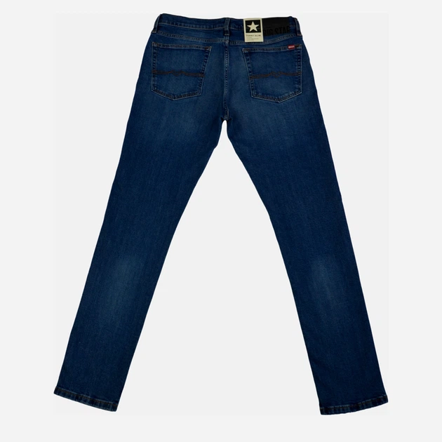 Jeansy slim fit męskie Big Star Terry Slim-551 W28-L32 Ciemnoniebieskie (5900714675806) - obraz 2