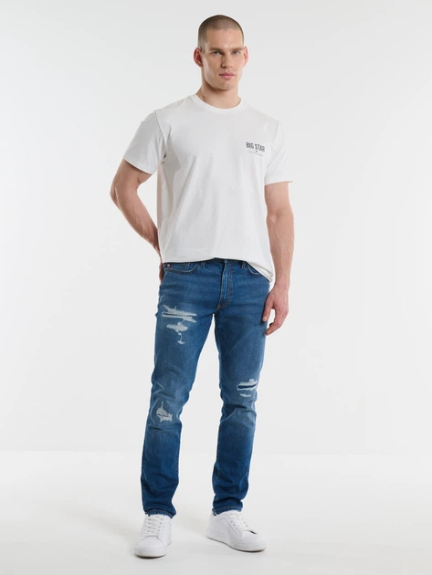 Jeansy regular fit męskie Big Star Terry Carrot W32L34 Niebieskie (5900714716950) - obraz 6