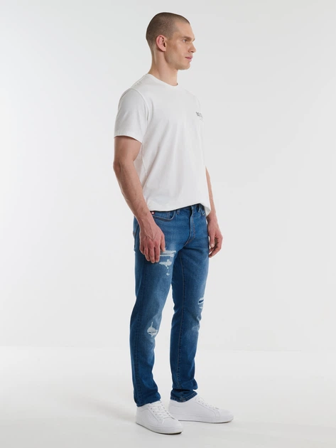 Jeansy regular fit męskie Big Star Terry Carrot W32L34 Niebieskie (5900714716950) - obraz 7