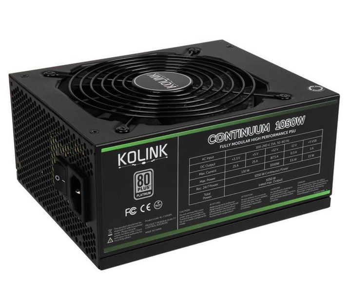 Блок живлення Kolink KL-C1050PL-B - изображение 1