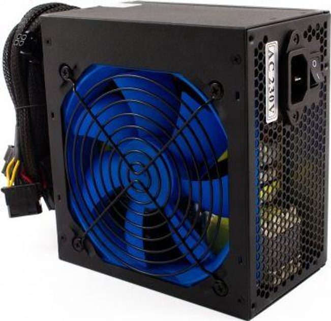 Блок живлення CoolBox PowerLine Black 600W (COO-FAPW600-BK) - изображение 1
