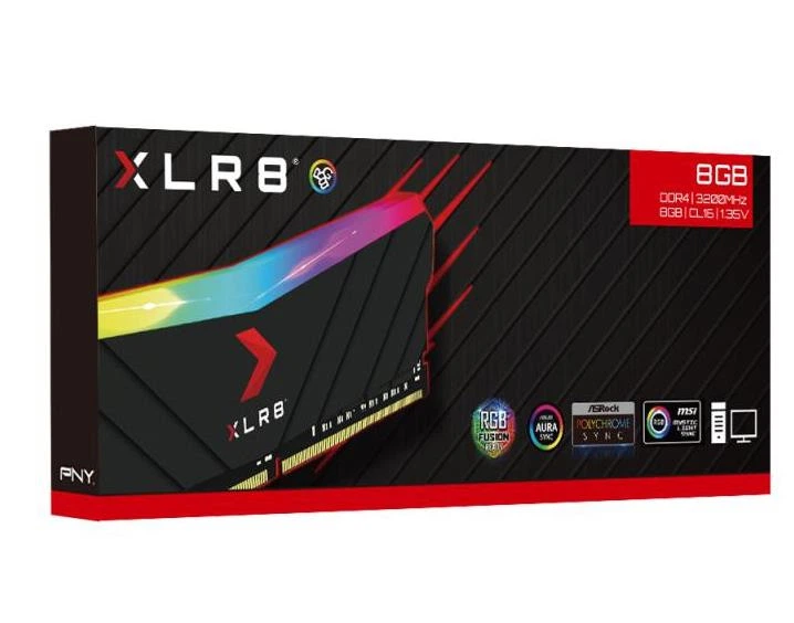Пам'ять для настільних комп'ютерів PNY 16 GB DDR4 3200 MHz XLR8 (MD16GD4320016XRGB) - изображение 3