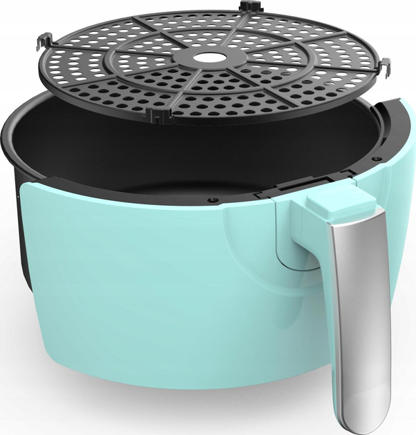 Мультипіч (аерофритюрниця) TurboTronic 3L 1200W Turquoise - зображення 6