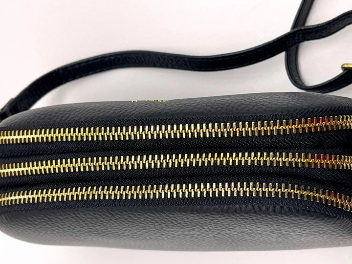 Практична трендова жіноча сумка cross-body з натуральної шкіри Somerset-678 чорна - Фото 8 Практична трендова жіноча сумка cross-body з натуральної шкіри Somerset-678 чорна - изображение 8