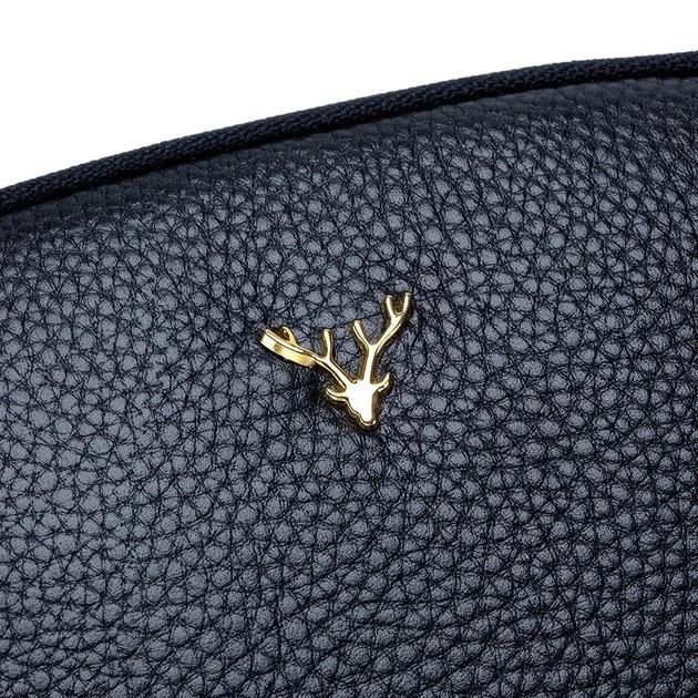 Практична трендова жіноча сумка cross-body з натуральної шкіри Somerset-678 чорна - Фото 9 Практична трендова жіноча сумка cross-body з натуральної шкіри Somerset-678 чорна - изображение 9