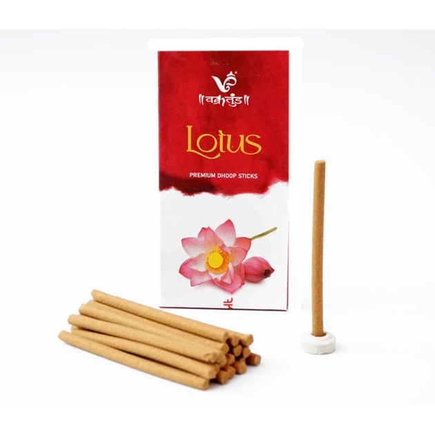 UNITED FRAGRANCE Lotus Dhoop 20 палочек Лотос - Фото 1 UNITED FRAGRANCE Lotus Dhoop 20 палочек Лотос - изображение 1
